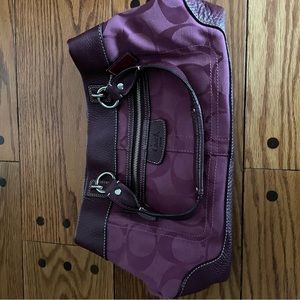 Purple Coach Bag